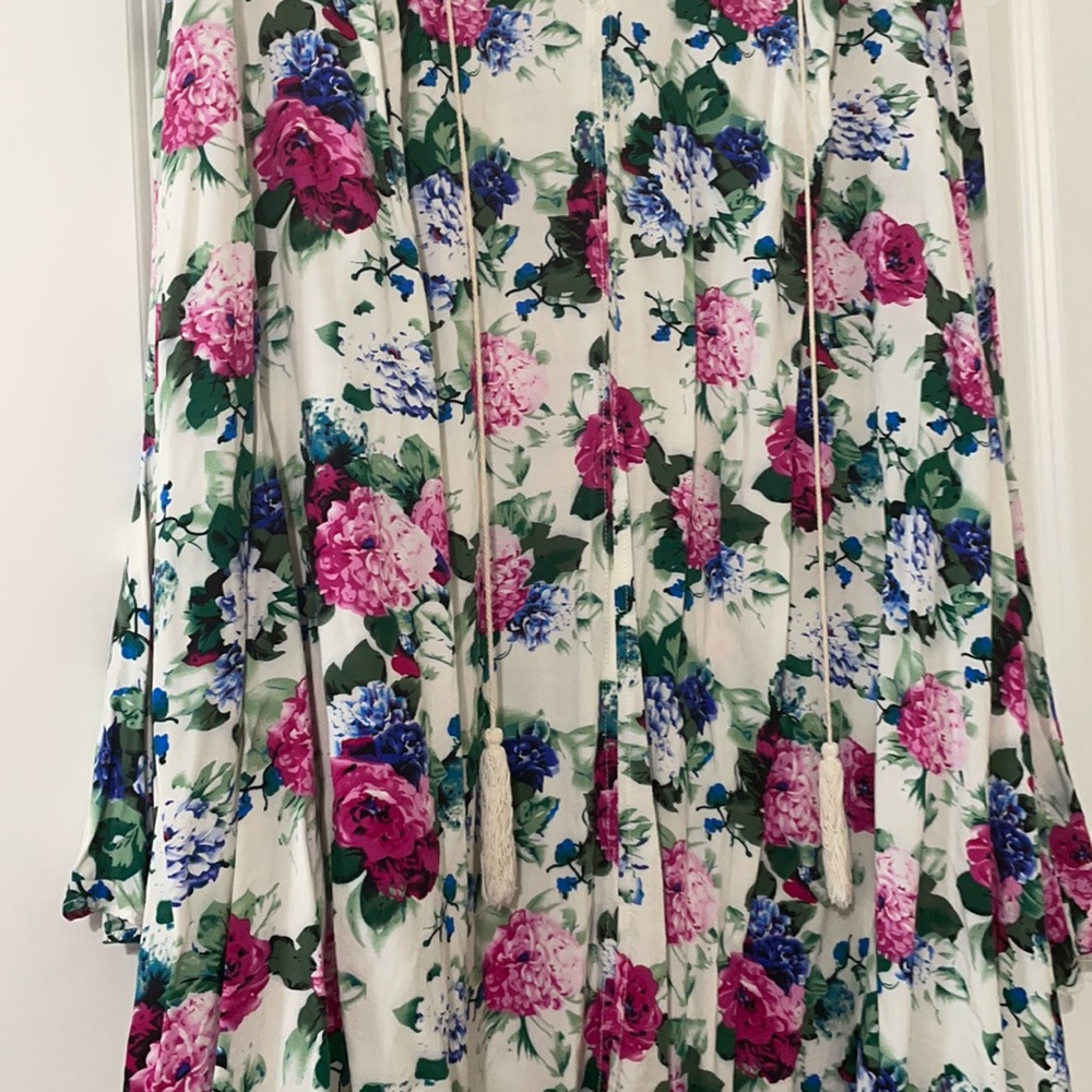 Boho Floral Tunic/Mini Dress
